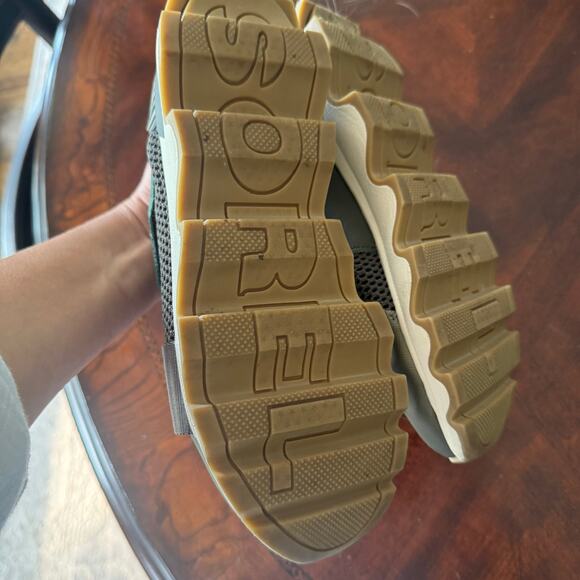 Sorel Kinetic Sneak High Top Sneakers‎ Size 8.5 Sage Green/camo - Picture 3 of 7